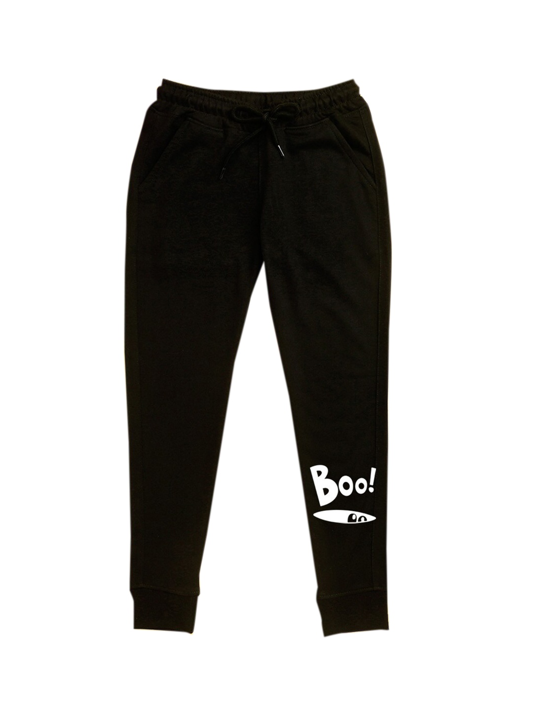 

NUSYL Kids Black Printed Joggers