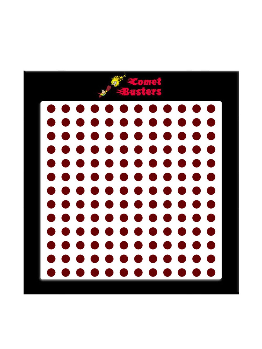 

Comet Busters 156 Pcs Reusable Designer Bindis - Maroon