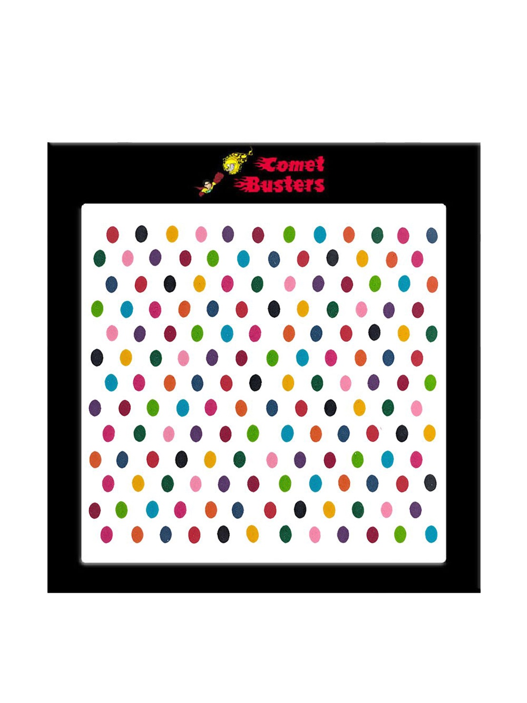 

Comet Busters 156 Pcs Reusable Designer Bindis - Multicoloured, Multi