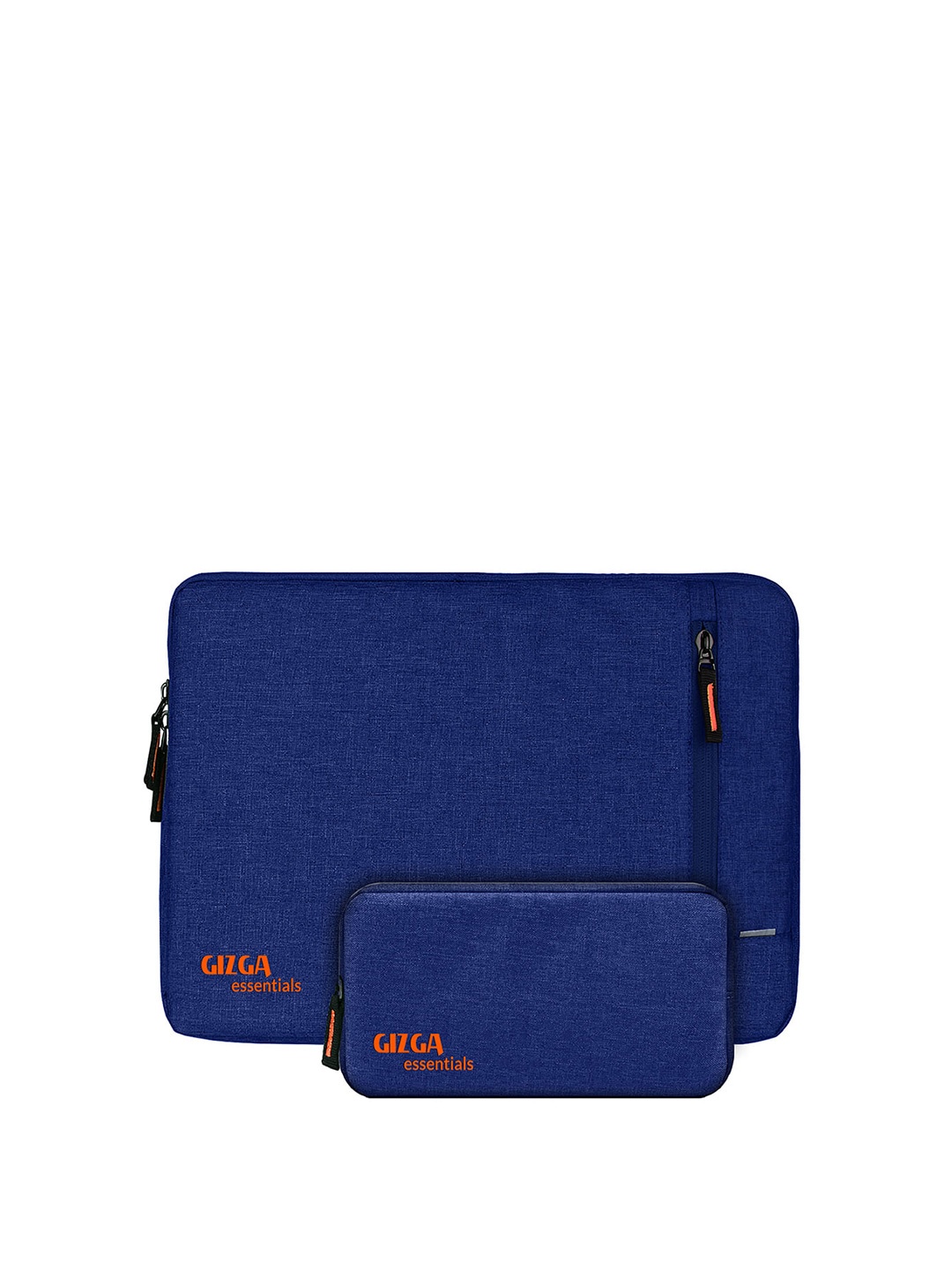 

Gizga Essentials Blue Laptop Sleeve With Pouch