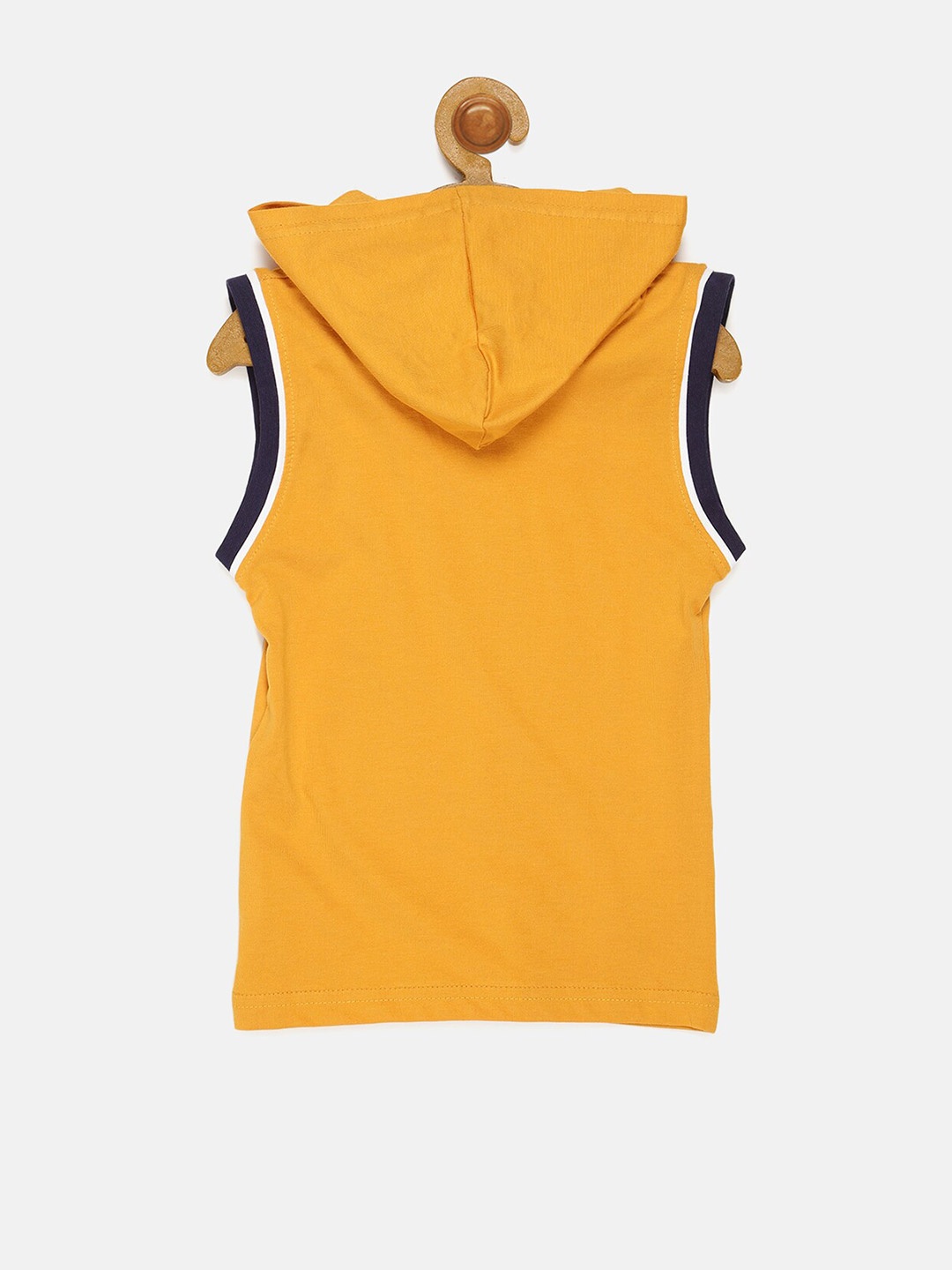 

V2 Value & Variety Boys Mustard & Blue Printed T-shirt with Shorts
