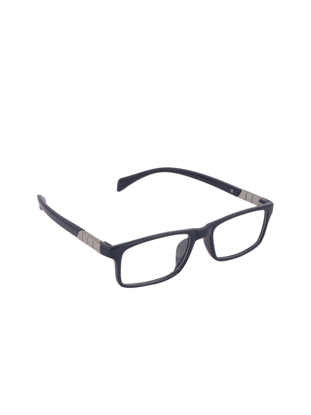 

OPTIFY Unisex Clear Lens & Black Square Sunglasses with UV Protected Lens