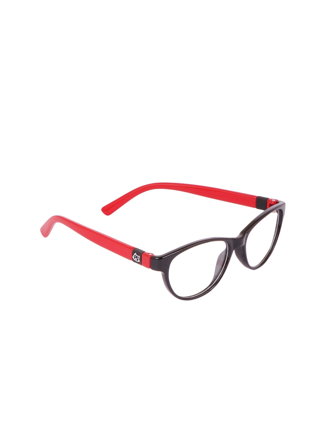 

OPTIFY Unisex Clear Lens & Red Cateye Sunglasses with UV Protected Lens
