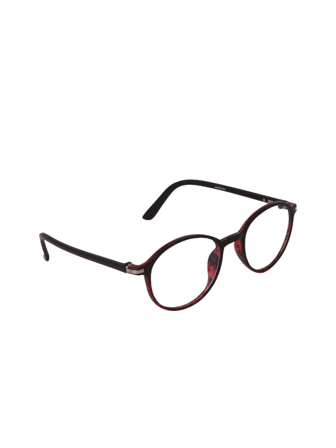 

OPTIFY Unisex Clear Lens & Brown Round Sunglasses with UV Protected Lens