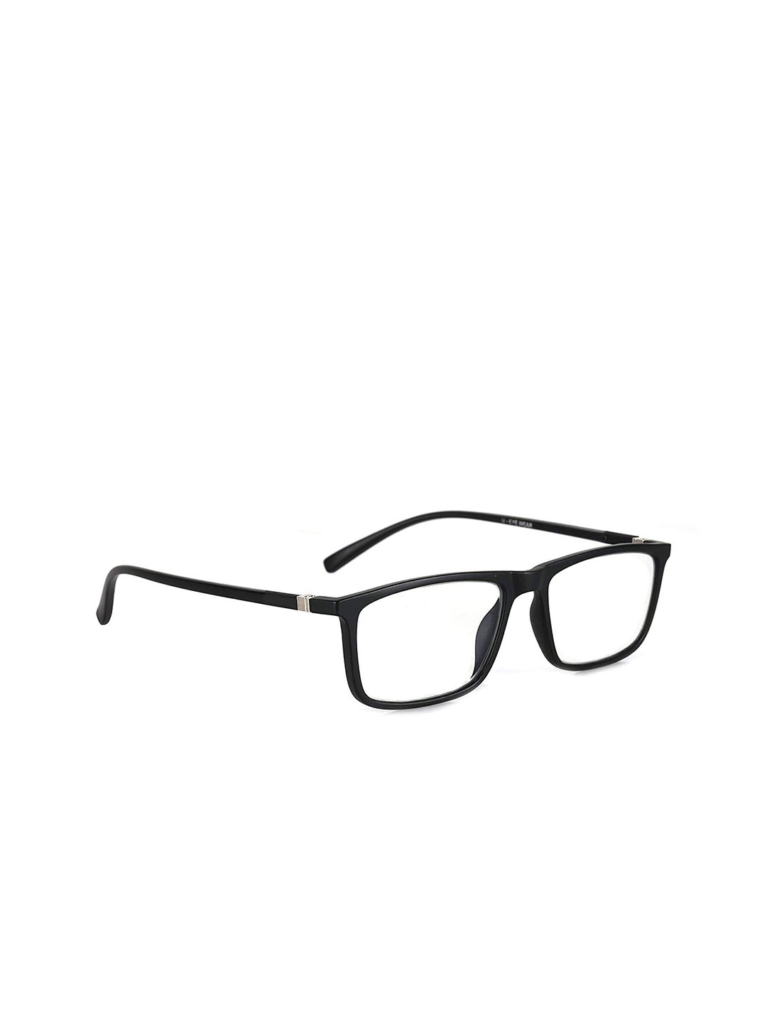 

OPTIFY Unisex Clear Lens & Black Rectangle Computer Glasses with UV Protected Lens M1007