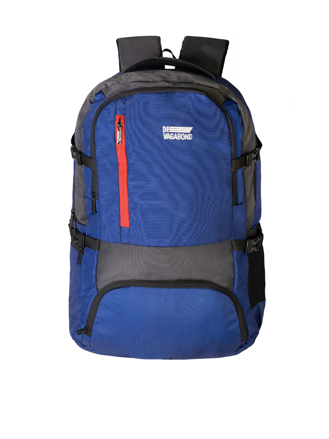 

DEVAGABOND Adults Blue Solid Water Resistant Backpack
