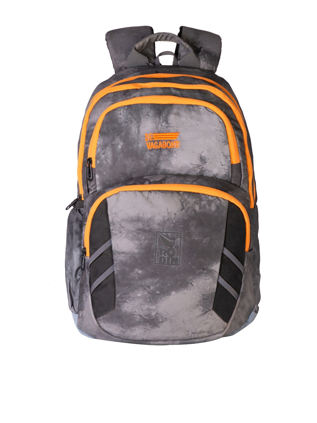 

DEVAGABOND Unisex Grey & Orange Robin 3.2 Polyester Backpack