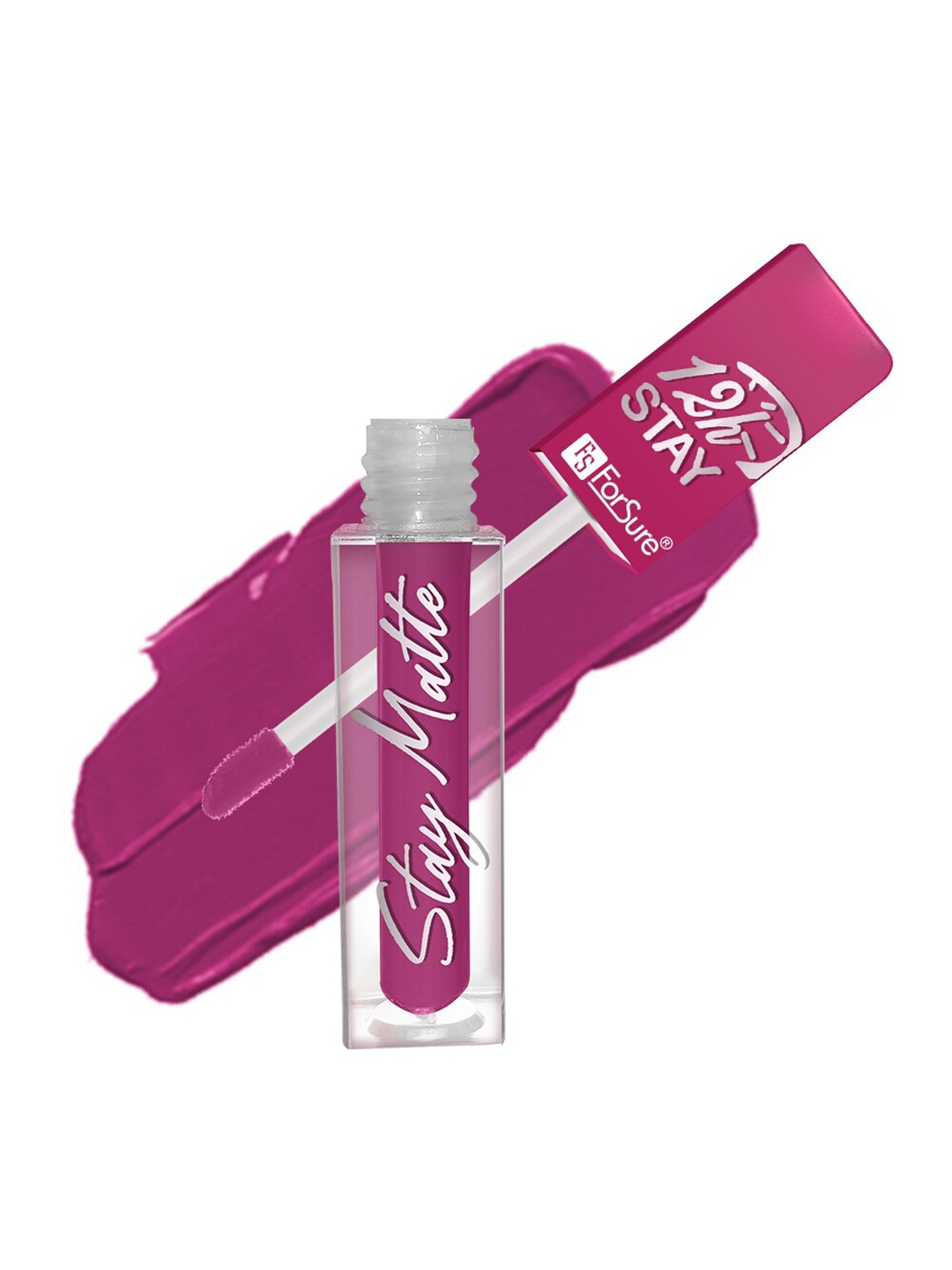 

ForSure Non Transfer Liquid Matte Mini Lipstick-2.5ml Haute Plum, Pink