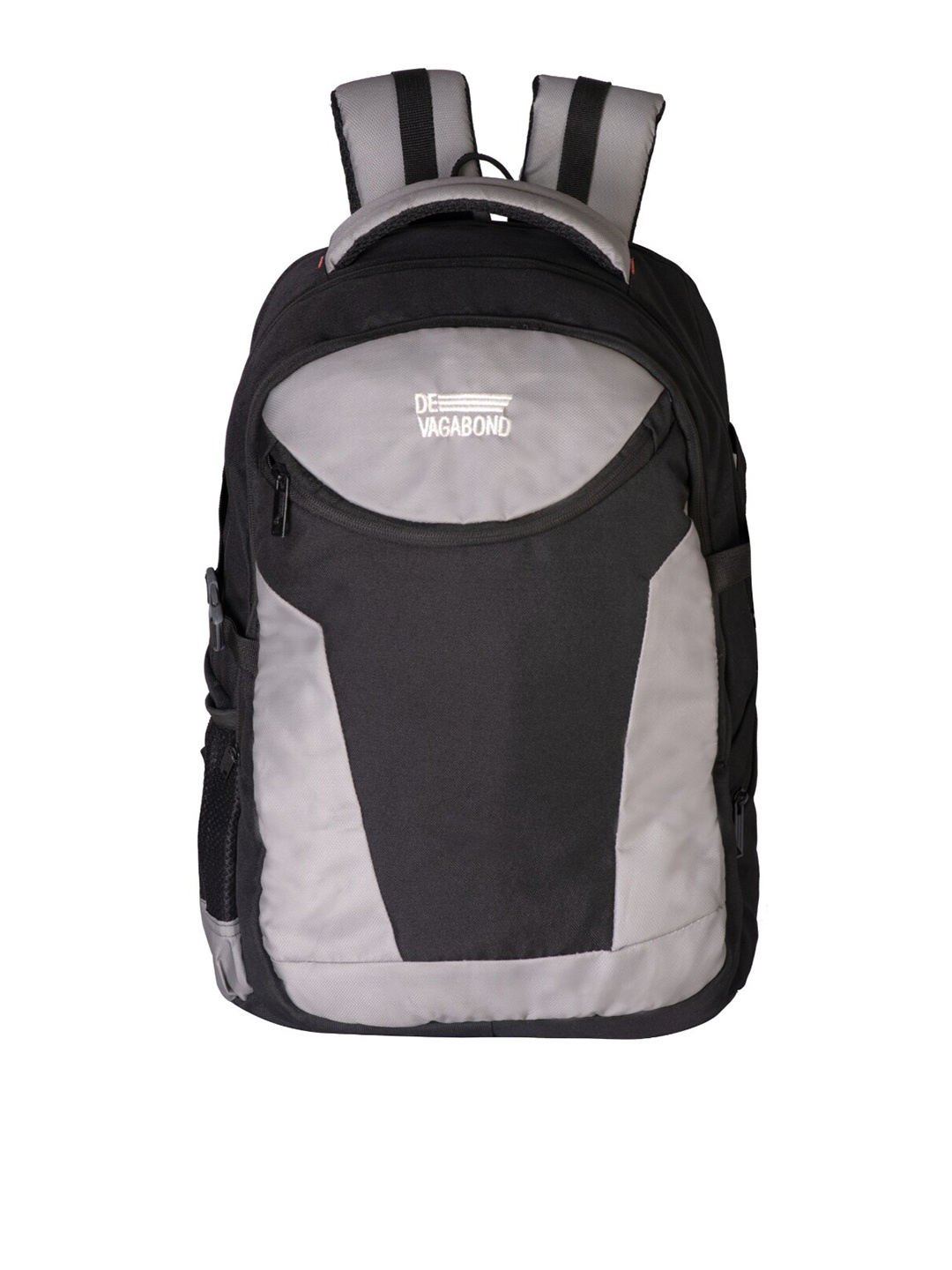 

DEVAGABOND Black & Grey Colourblocked Backpack