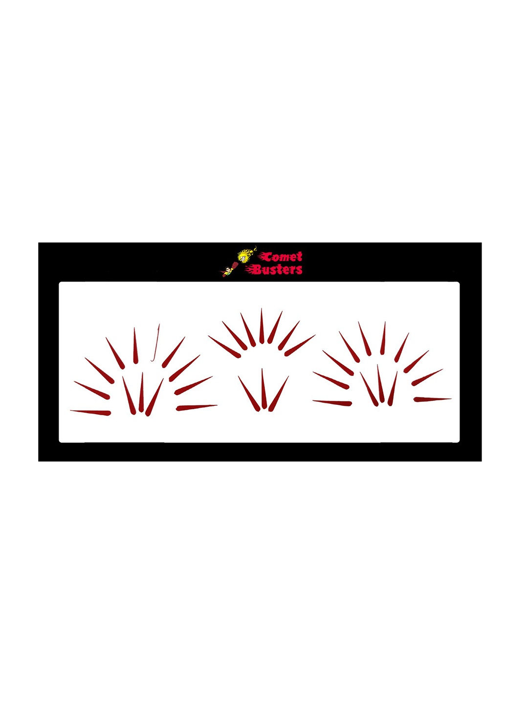 

Comet Busters 36 Pcs Reusable Designer Bindis - Maroon