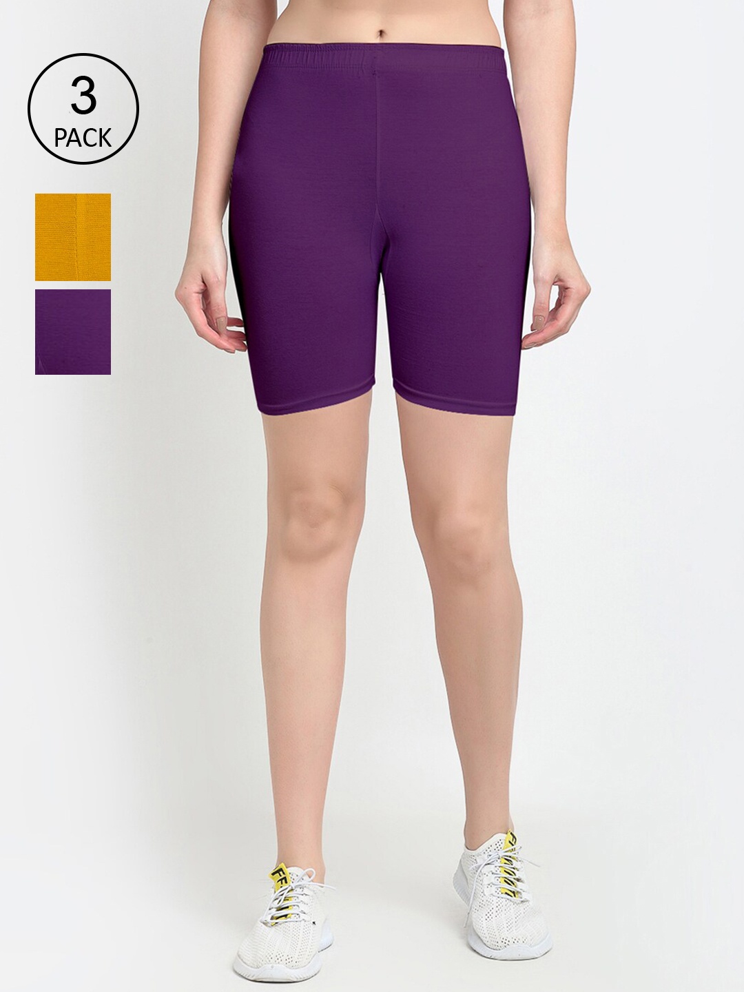 

GRACIT Women Red 3 Cycling Sports Shorts