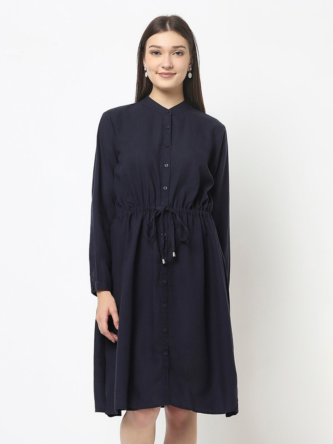 

Crimsoune Club Women Navy Blue Shirt Dress