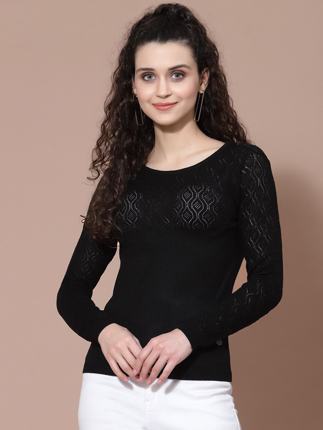 

Wool Trees Women Black Pullover