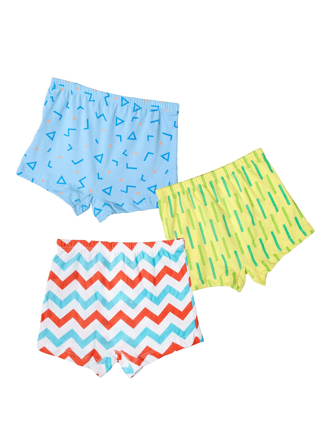 

You Got Plan B Boys Pack Of 3 Printed Pure Cotton Basic Briefs, White
