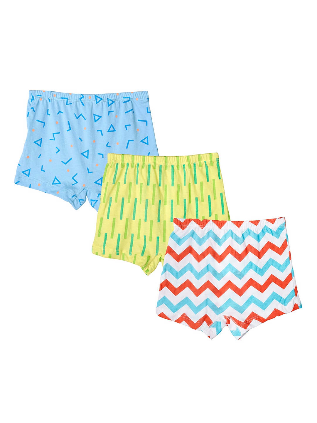 

You Got Plan B Boys Pack Of 3 Printed Pure-Cotton Boxer Briefs, White