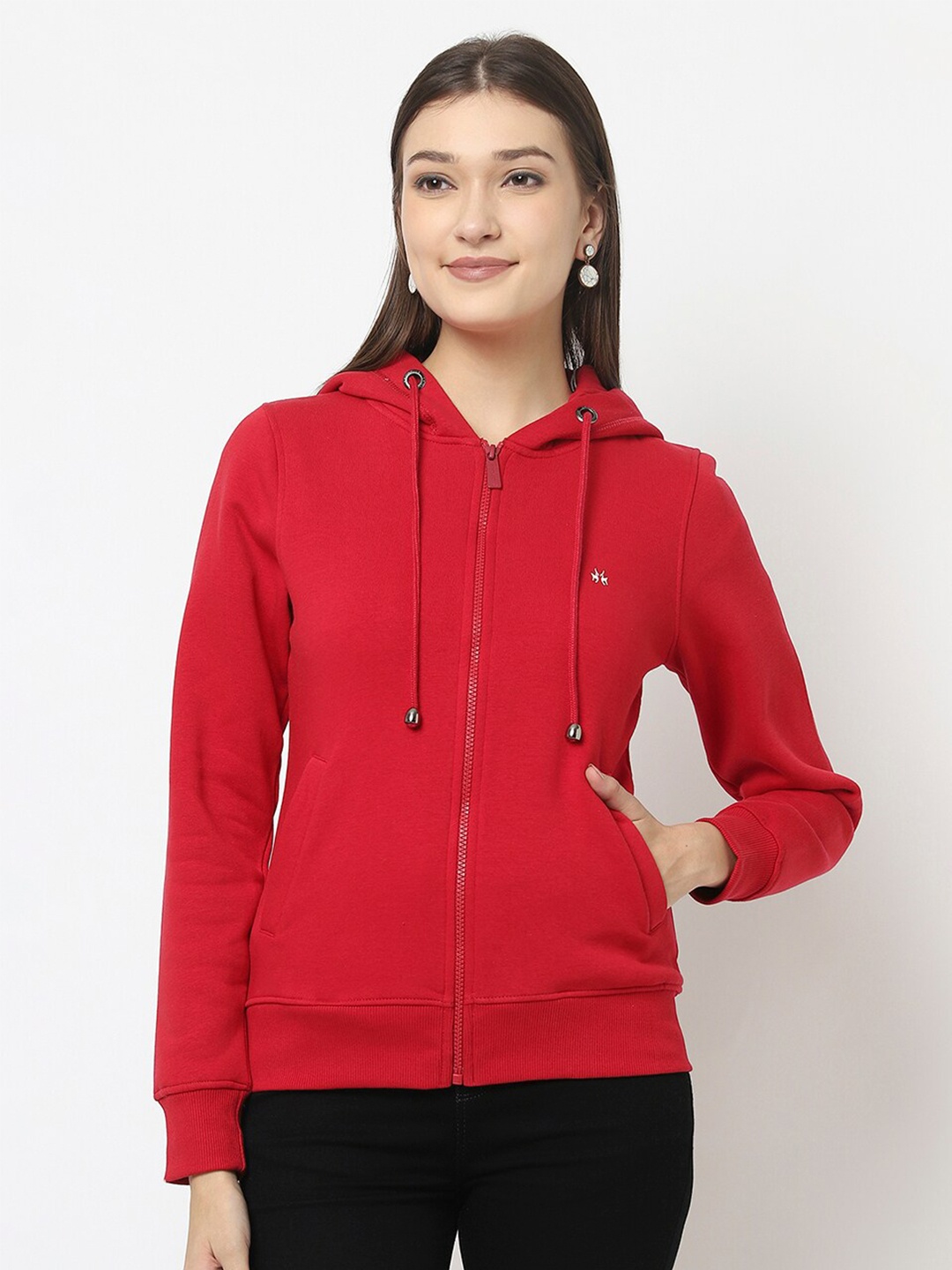 

Crimsoune Club Women Hooded Sweatshirt, Red