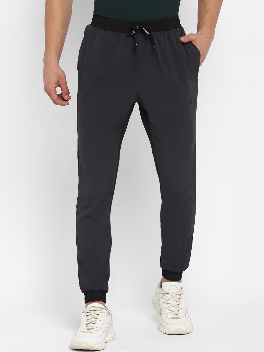 

FURO by Red Chief Men Charcoal & Black Solid Regular Fit Sports Jogger