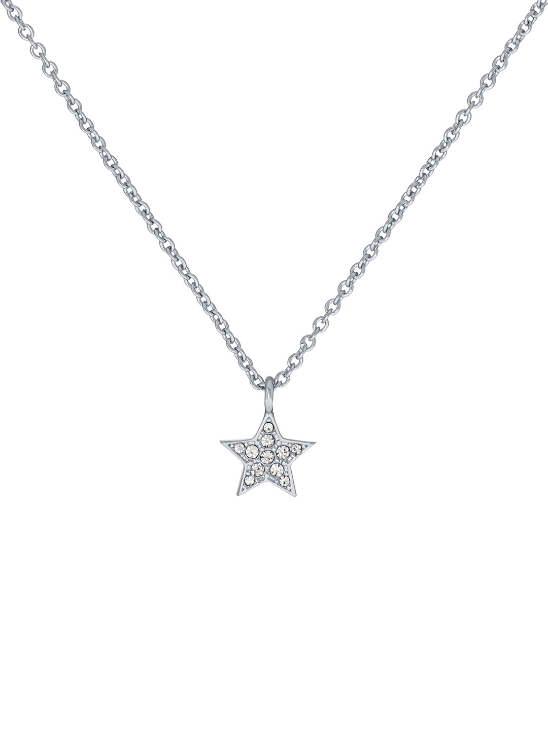 

Ted Baker Silver Toned Pave Nano Star Shaped Pendant