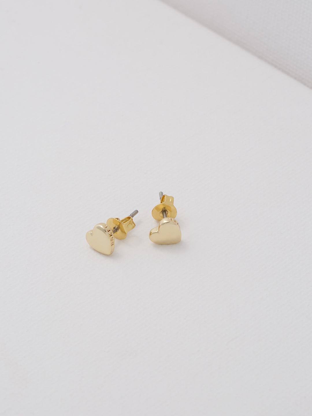 

Ted Baker Gold-Toned Heart Shaped Studs Earrings