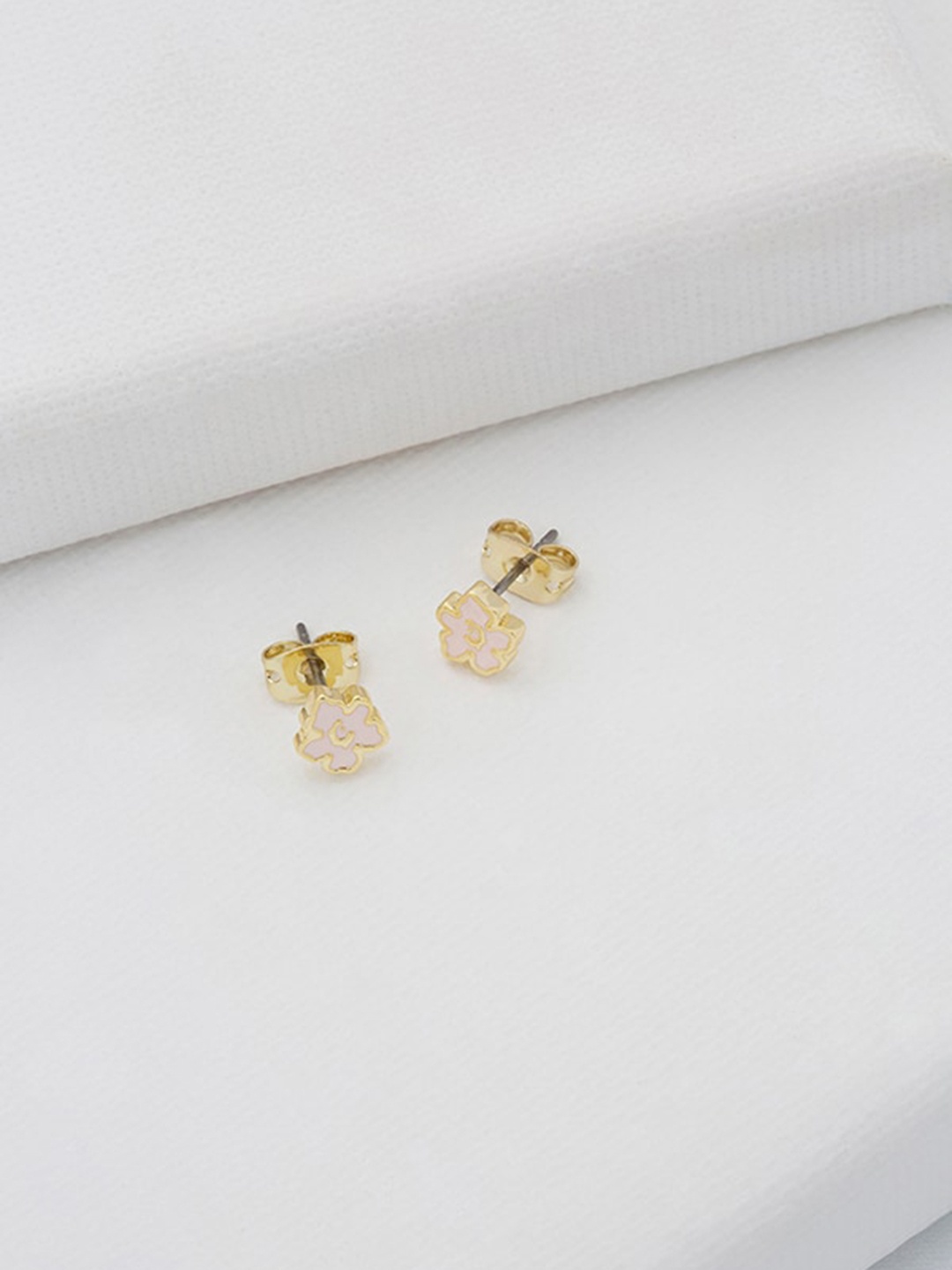 

Ted Baker Gold-Toned Floral Studs Earrings