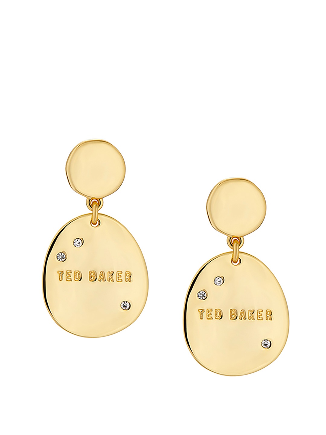 

Ted Baker Gold-Toned Oval Drop Earrings