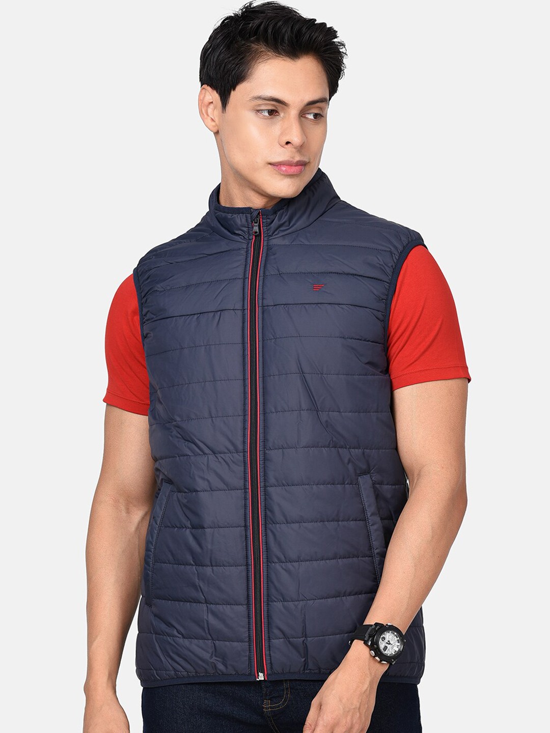 

t-base Men Insulator Puffer Jacket, Navy blue