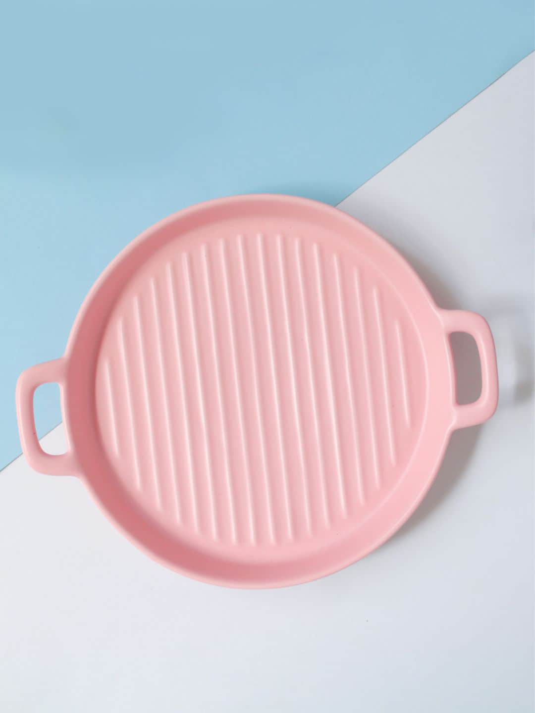 

Nestasia Pink Textured Porcelain Oven Plate