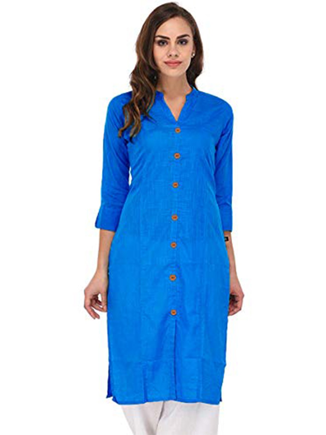 

Vastraa Fusion Women Khadi Kurta, Blue