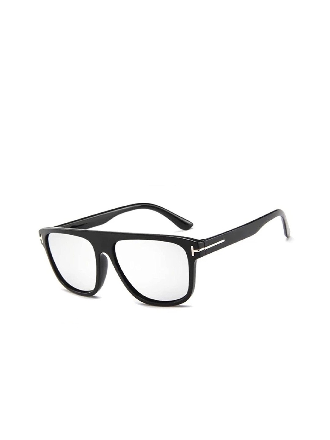 

AUGEN Unisex Grey Lens & Black Square Sunglasses with UV Protected Lens VI-SG-132