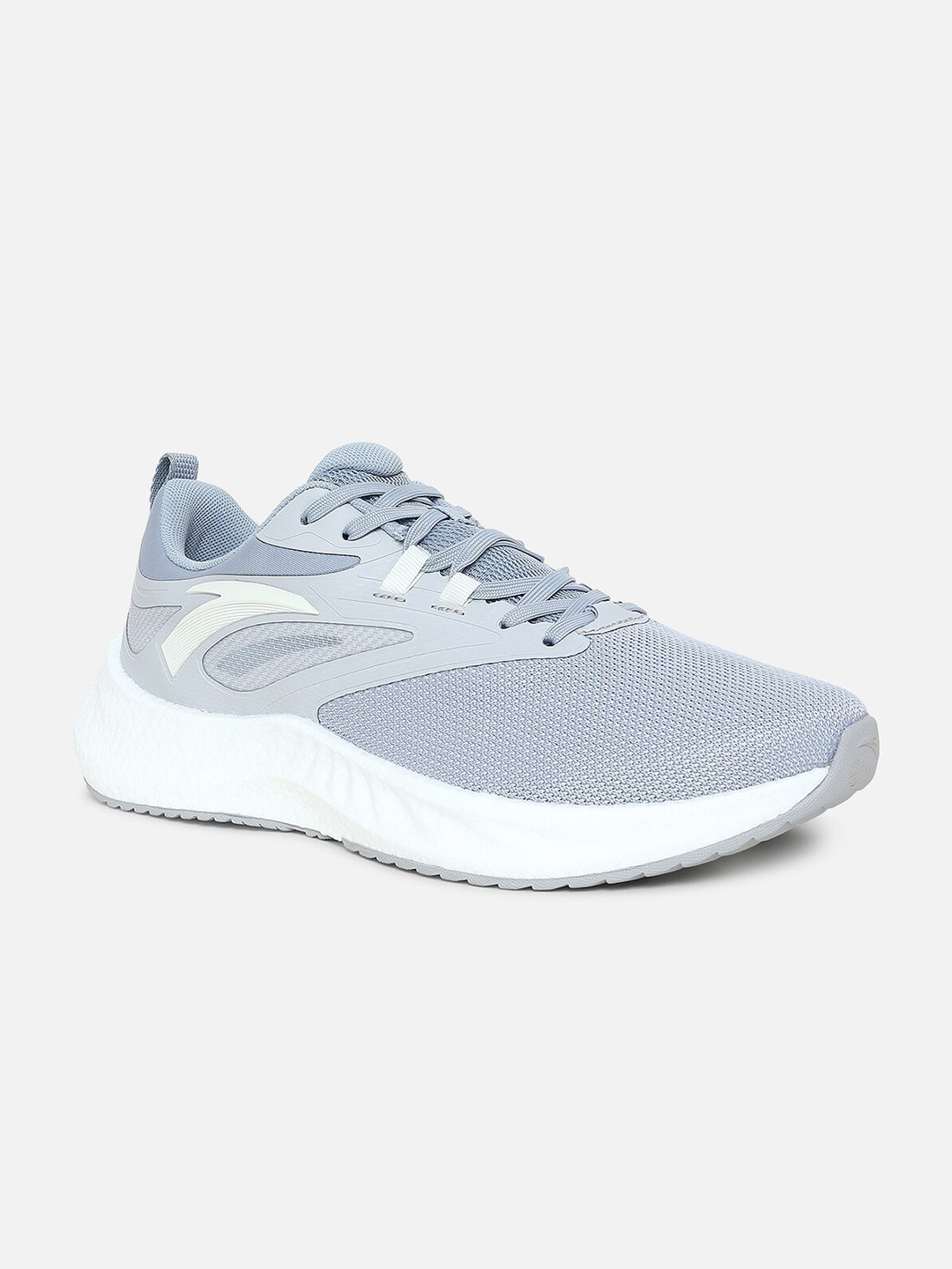 

Anta Men Grey & White Mesh Walking Non-Marking Shoes