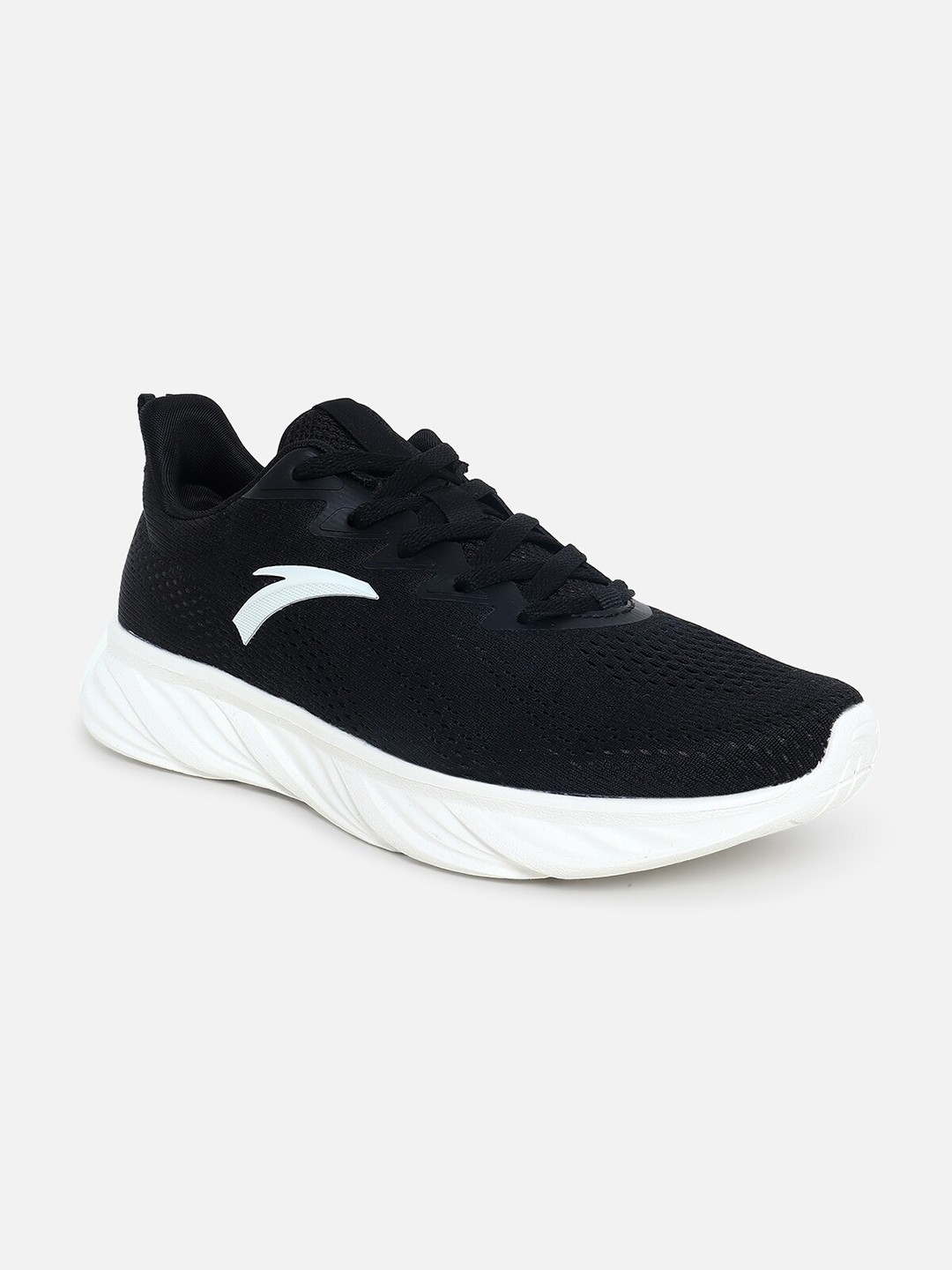 

Anta Men Mesh Running Non-Marking Shoes, Black