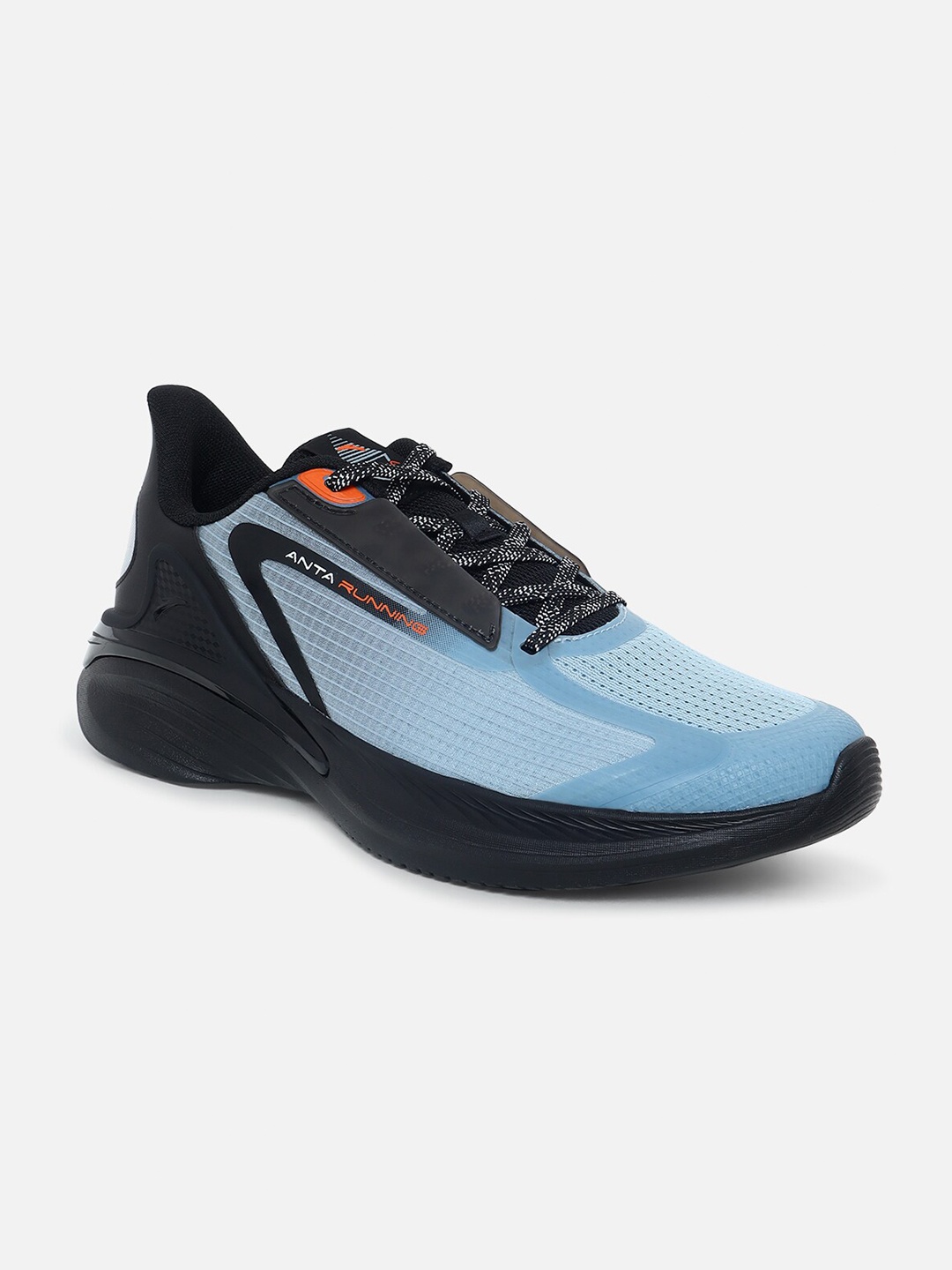 

Anta Men Blue Mesh Walking Non-Marking Lace Up Shoes
