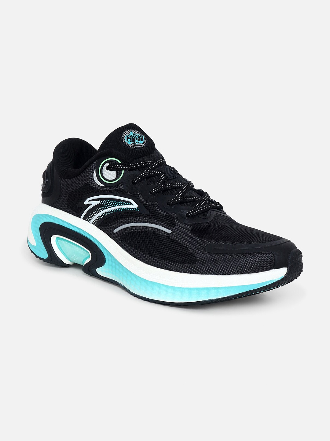

Anta Men Mesh Walking Non-Marking Shoes, Black