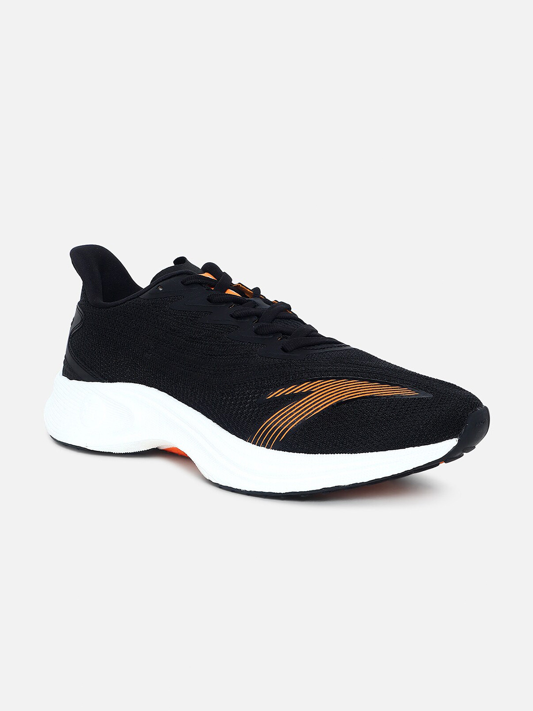 

Anta Men Black Mesh Walking Non-Marking Shoes
