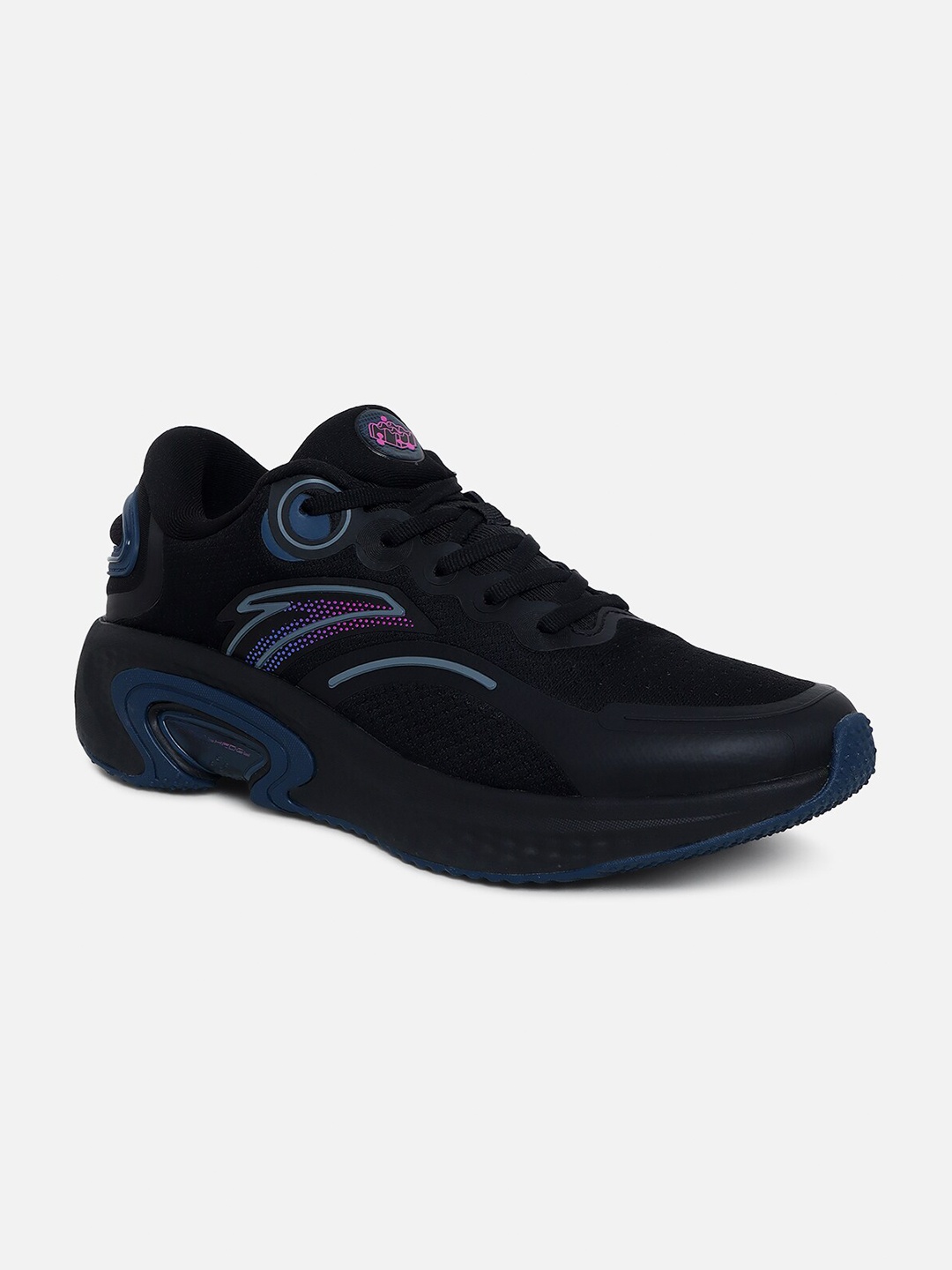 

Anta Men Black Mesh Walking Non-Marking Shoes 812235556