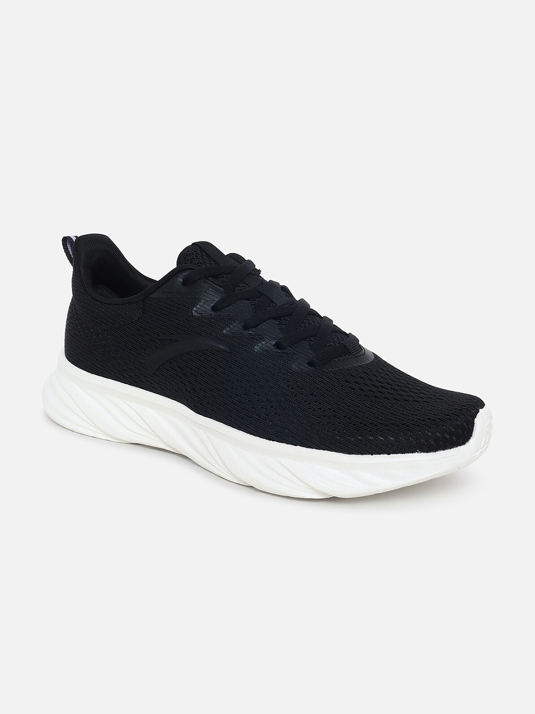 

Anta Women Black 822235571-1-Black Grey Mesh Running Non-Marking Shoes