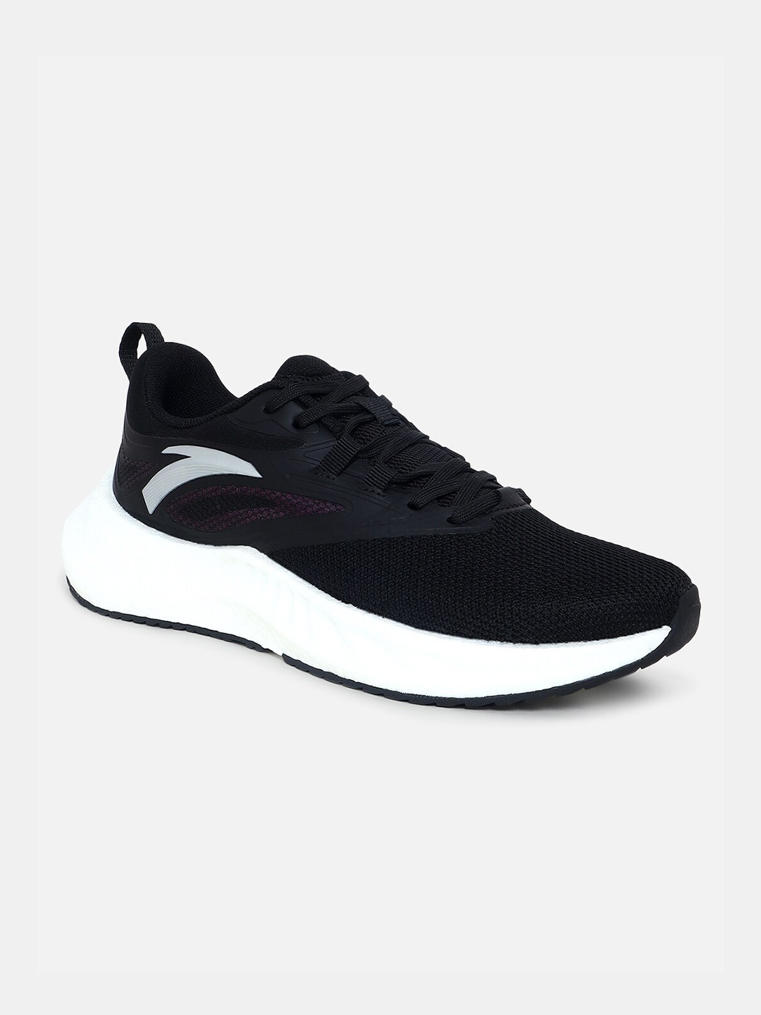 

Anta Women Black Mesh Running Non-Marking Shoes