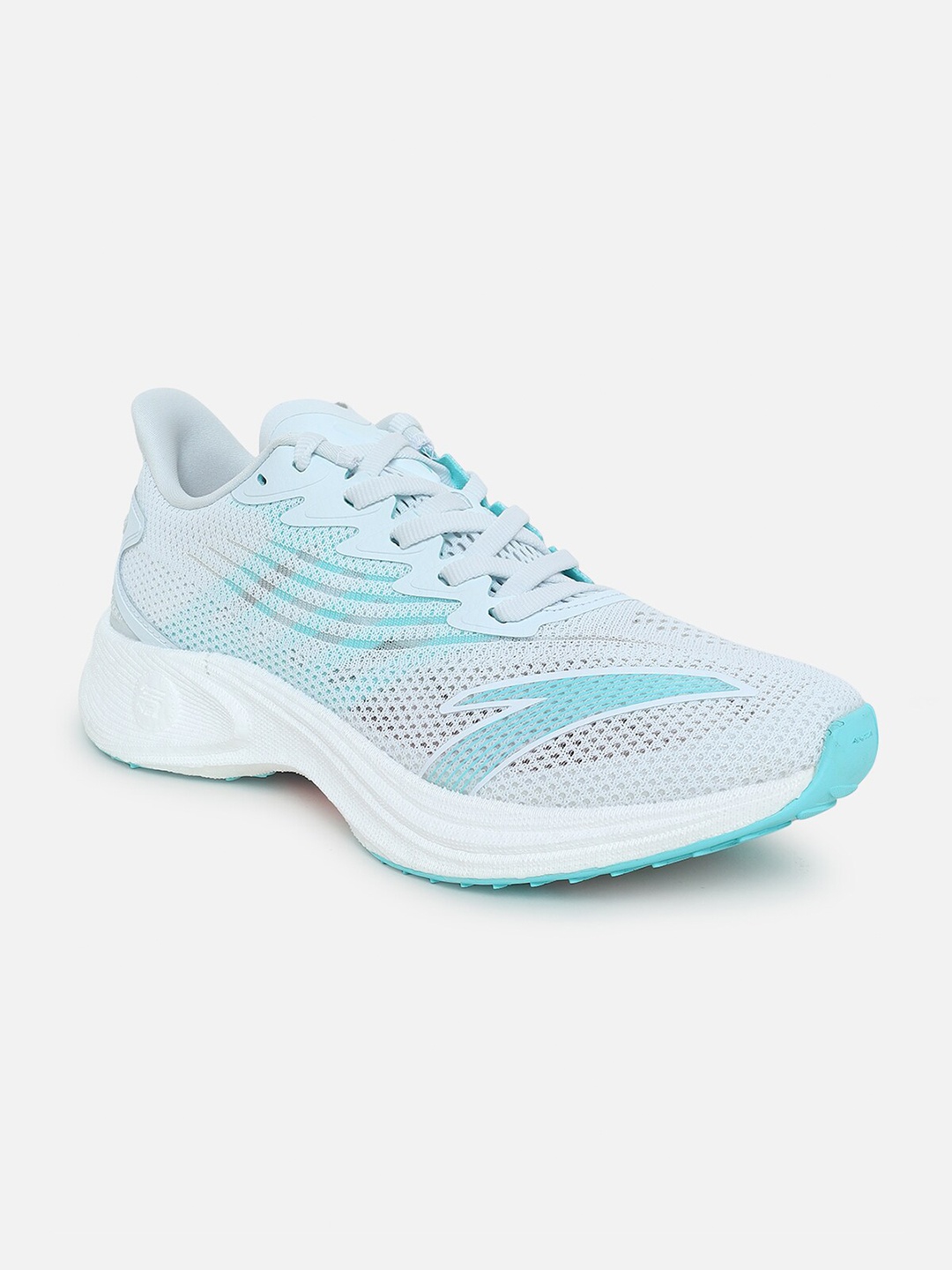 

Anta Women White & Blue Mesh Running Non-Marking Shoes