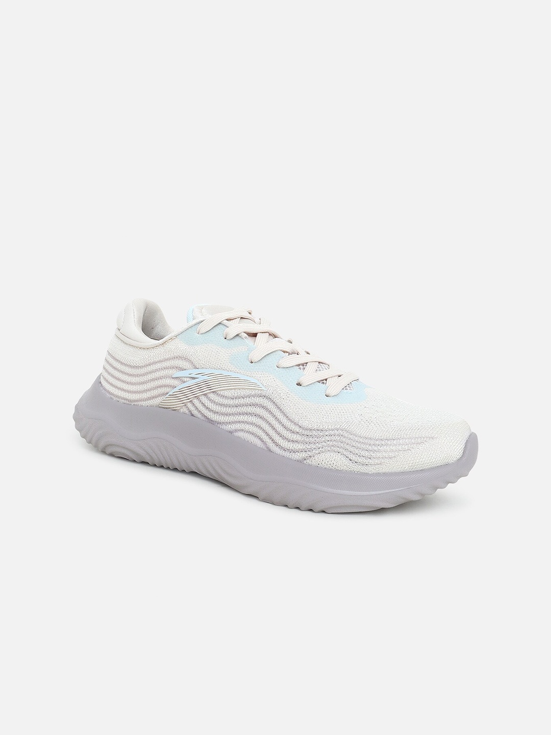 

Anta Women Grey Mesh Running Non-Marking Shoes