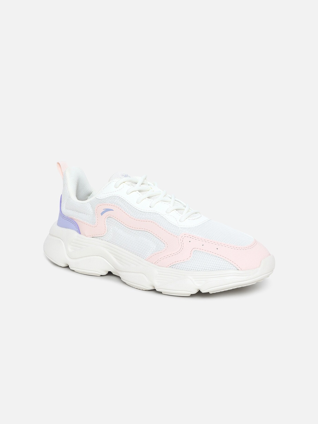 

Anta Women Beige Colourblocked Sneakers