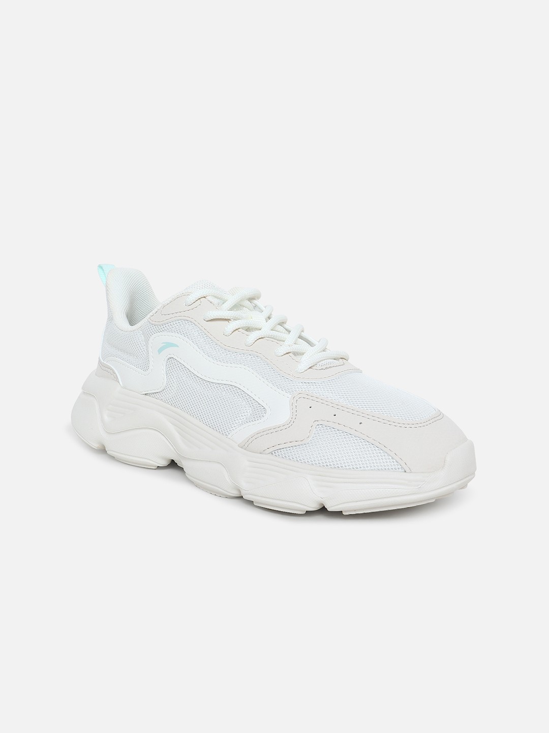 

Anta Women White Woven Design Sneakers