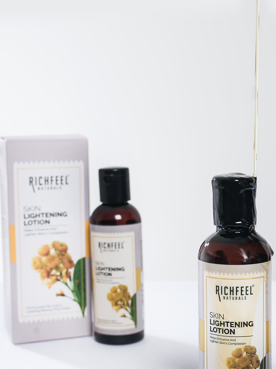 

Richfeel Skin Lightening Body Lotion - 80 ml, Transparent