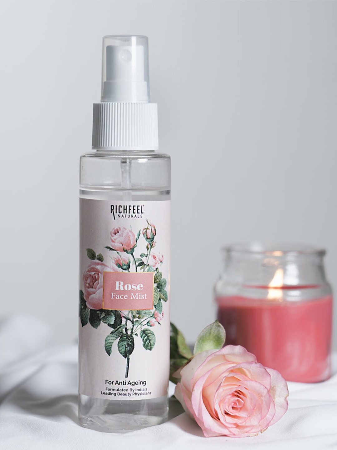 

Richfeel Set Of 3 Pure Rose Face Mist 300ml, Transparent