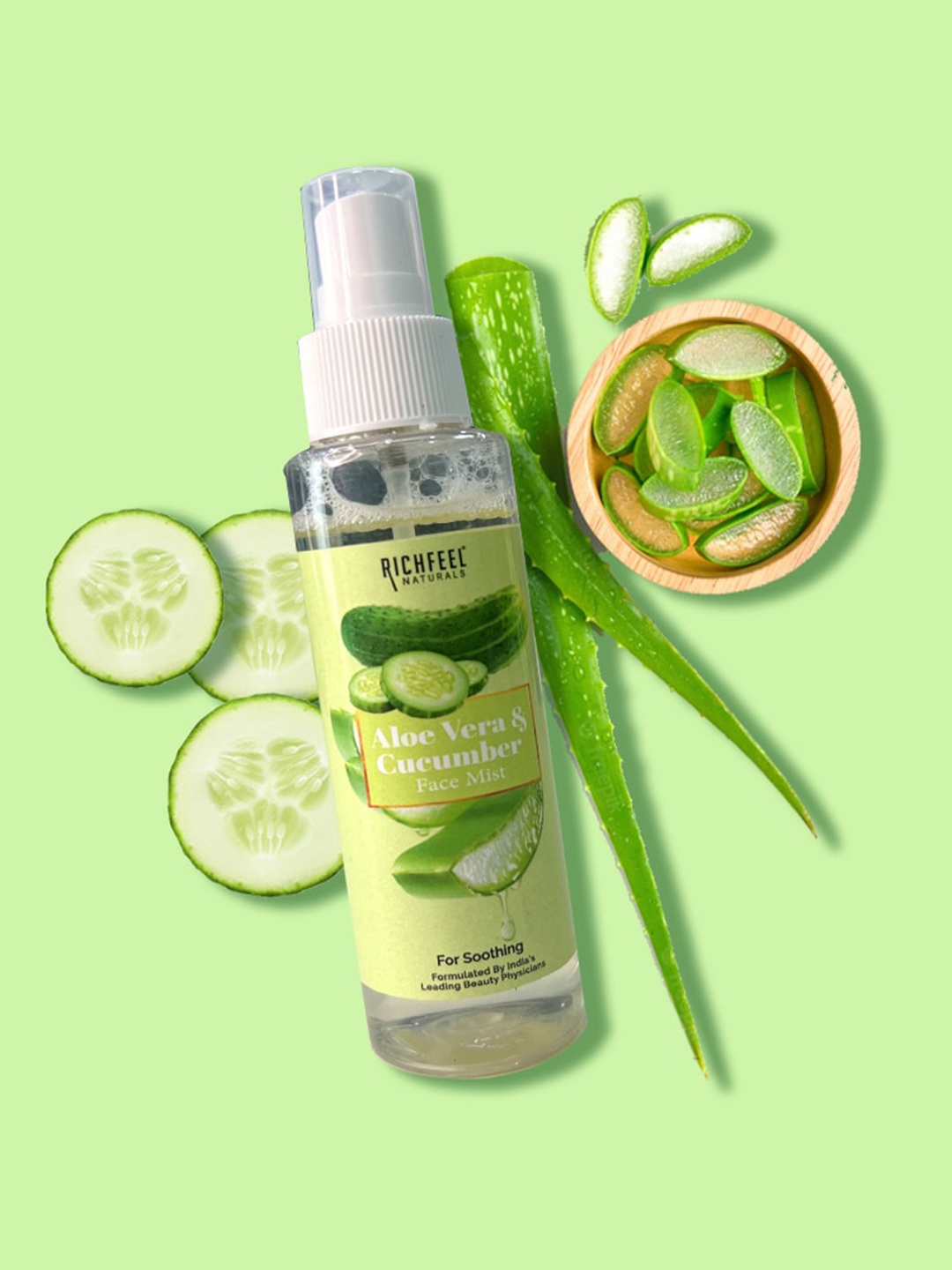 

Richfeel Set Of 4 Aloe & Cucumber Face Mist 400ml, Na