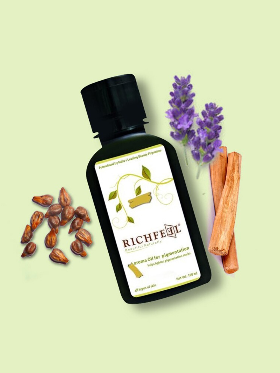 

Richfeel Aroma Oil For Pigmentation 100ml, Black