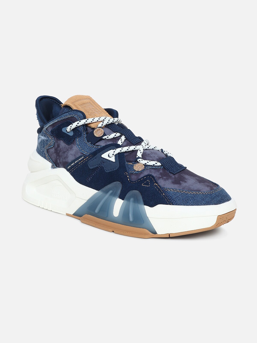 

Anta Men Colourblocked Sneakers, Navy blue