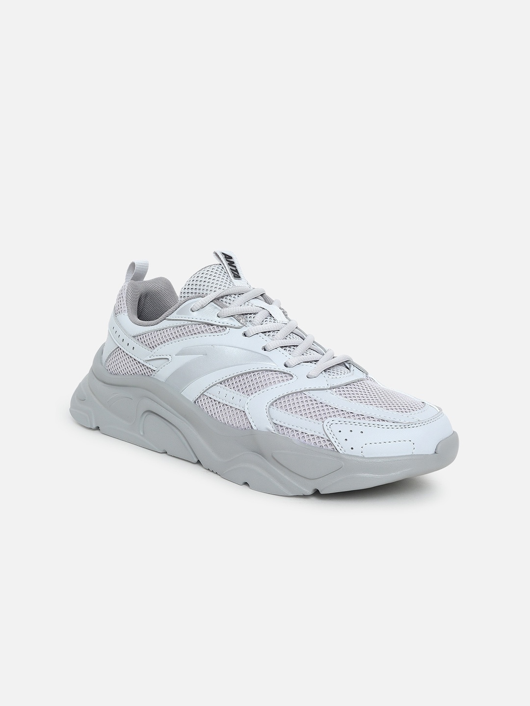 

Anta Men White Woven Design Sneakers