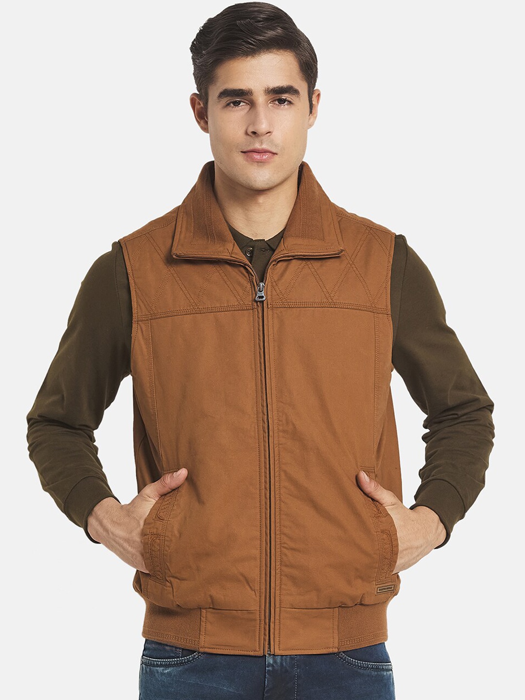 

Monte Carlo Men Brown Bomber Jacket