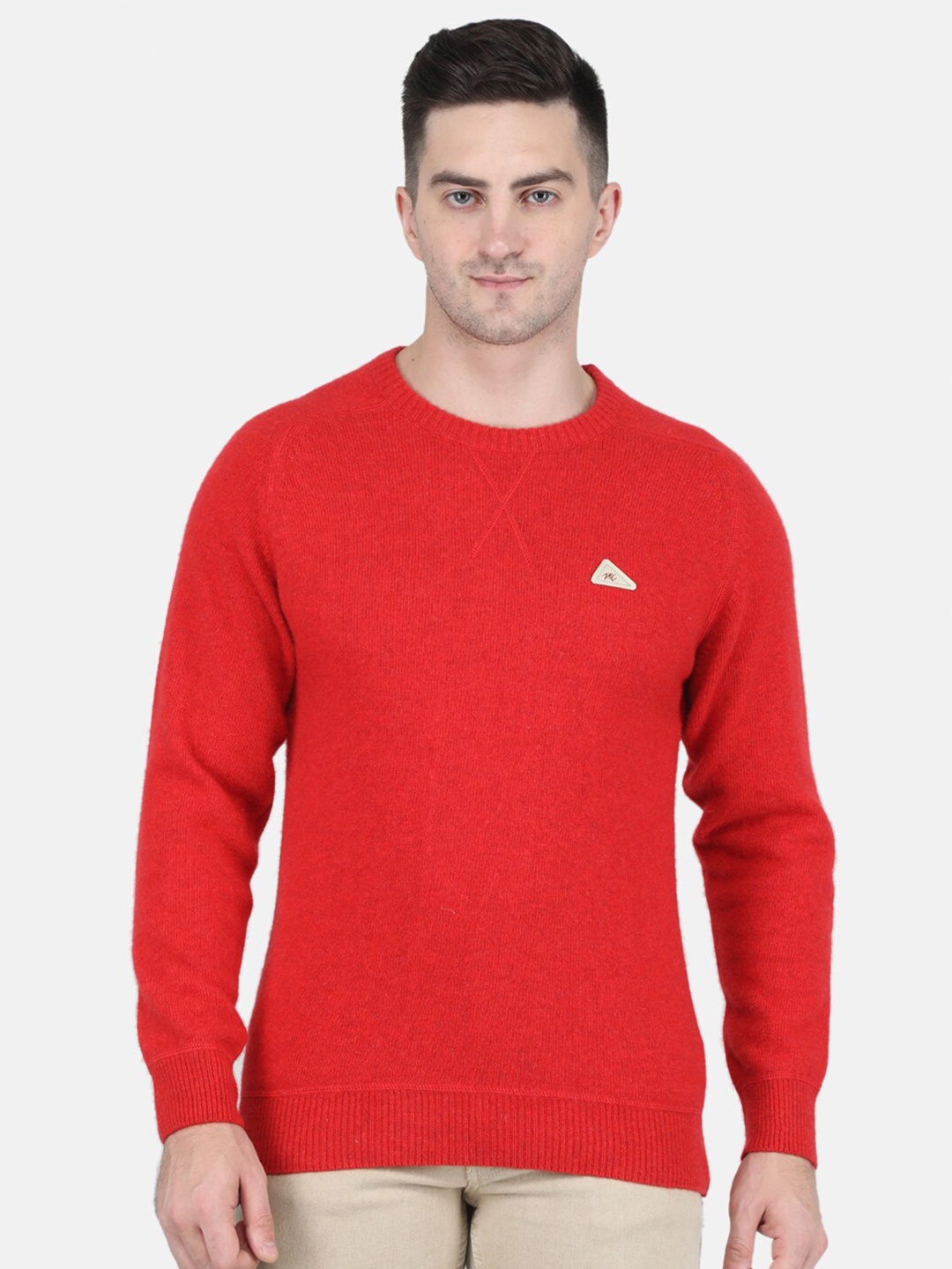 

Monte Carlo Men Red Boucle Pullover