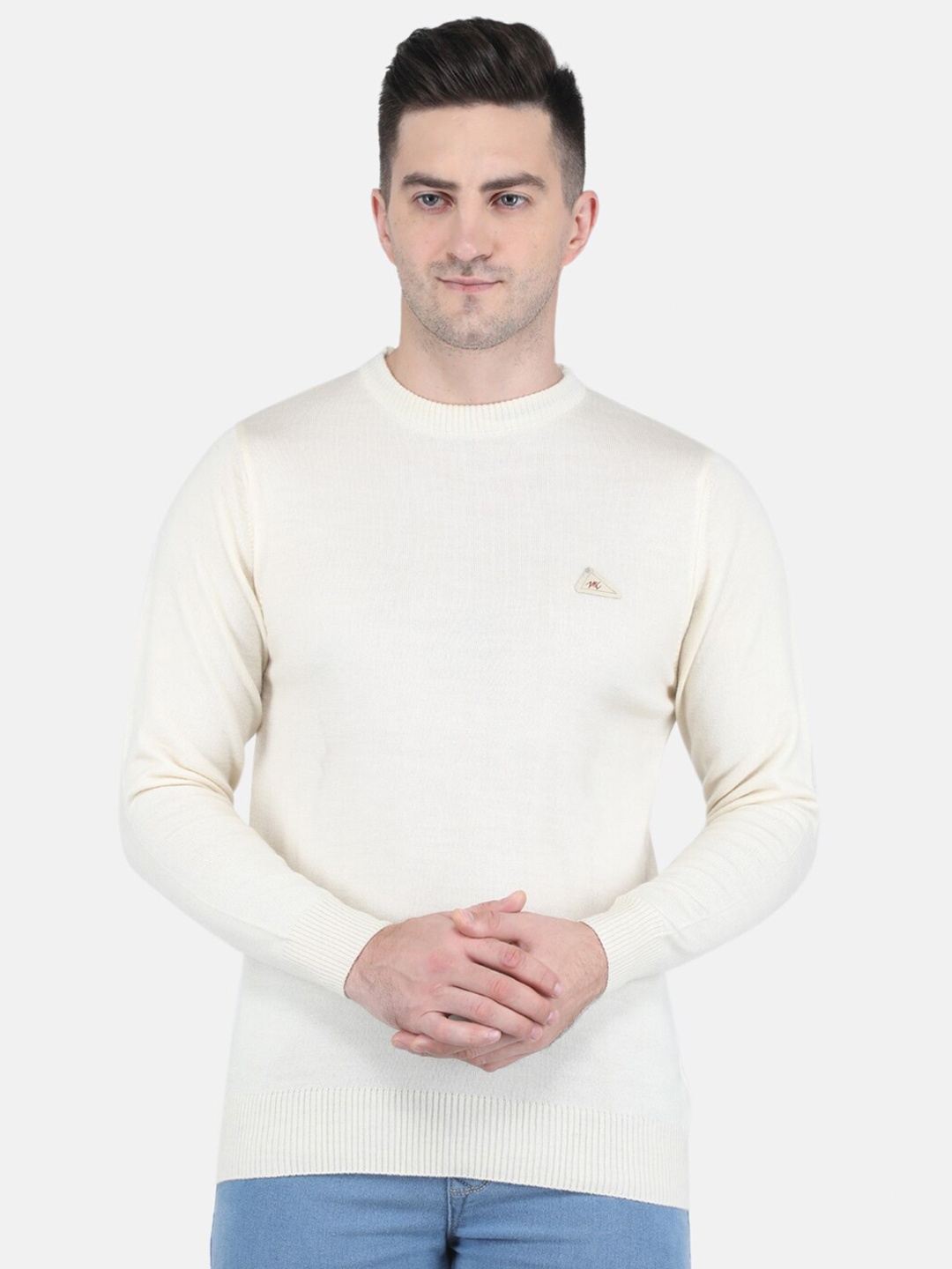 

Monte Carlo Men Off White Pullover Sweater